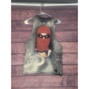 Kanye West 2013 Yeezus Tour Margiela Mask Tee DIY THRASHED BLEACH God Wants You‎